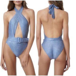 PQ Belted Alex One Piece Indie Sky Blue